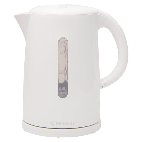 Mainstays 1.7 Liter Plastic Electric Kettle, White