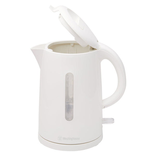 Mainstays 1.7 Liter Plastic Electric Kettle, White