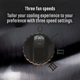 30cm Desk Fan - Black Metal Unclassified Sheffield 