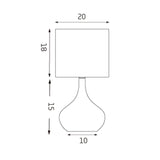 Atley Table Lamp Small Unclassified Lexi Lighting 